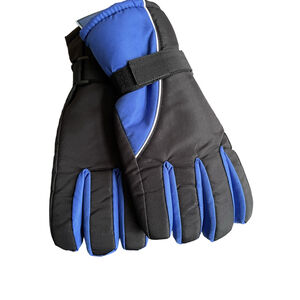 Men's RW Ski Gloves Size L Black Blue